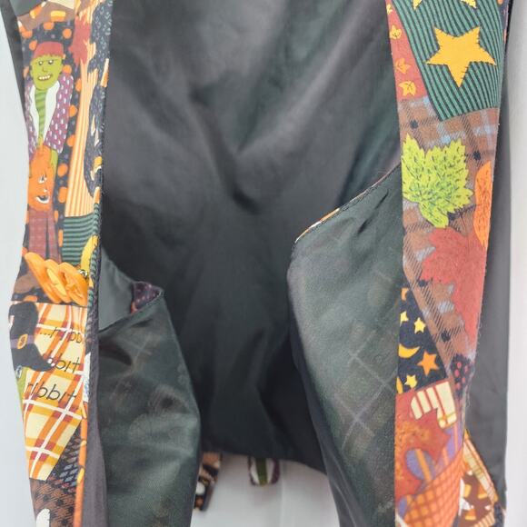 Halloween Vest Women LARGE Westbury Witches Bats Ghost "BOO" Pin Included Party - Picture 9 of 13